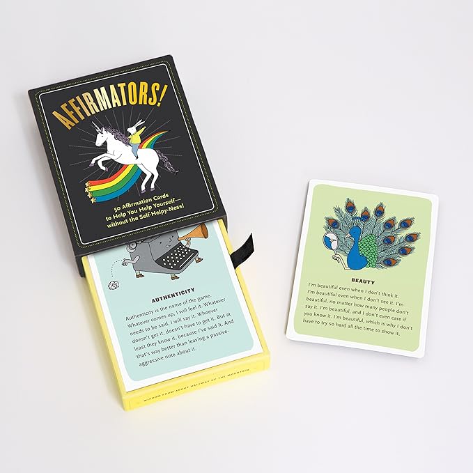 Affirmators! Original: 50 Affirmation Cards Deck For You Help Yourself without The Self-Helpy-Ness (50 Cards)