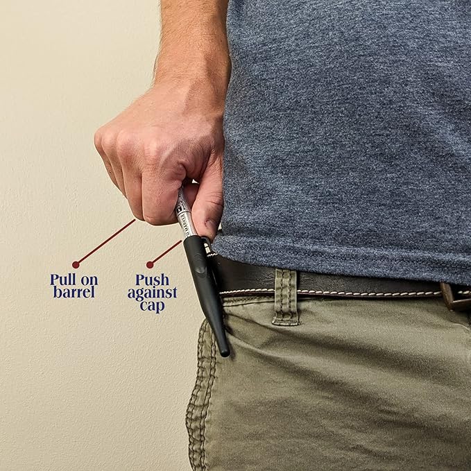 June Gold 2 Blue Deep Reach Markers, 2 Ink Refill Bottles, 2 Tip Replacements, 30 mm Reach & 2 mm Felt Tip