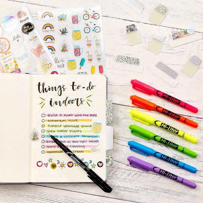 Avery Ultra Tabs Luxe Collection, 1" x 1.5" Mini Tabs, Holographic Iridescent Designs, 32 Repositionable Page Tabs (74178)