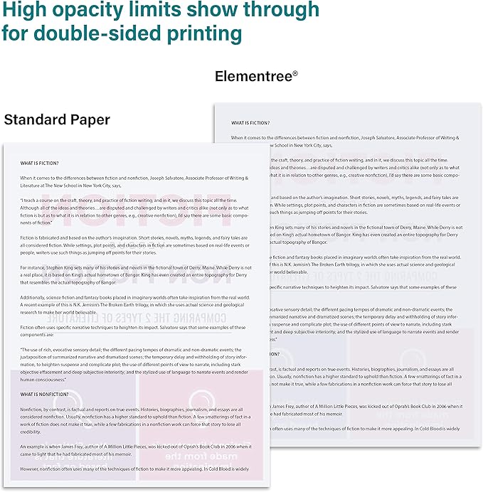 Elementree Printing Paper 8.5 x 11 White, 20 lb, Pallet, 75 Cartons, 375 Reams, 187500 Sheets of Recycled Printer Paper, Made in the USA (00918PAL)