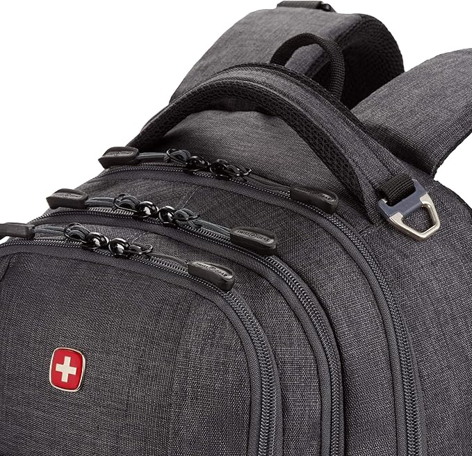 SwissGear Cecil 5505 Laptop Backpack, Charcoal, 18-Inch