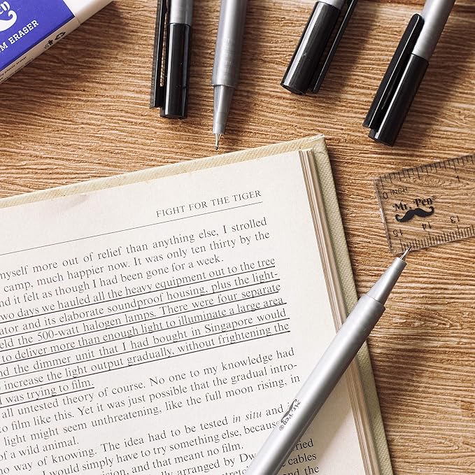 Mr. Pen- Black Fineliner Pens, 12 Pack, Black fine point pens, Pens Fine Point, Fine Liners Artists, Fineliners Pens, School Supplies, Art Pens, Writing Pens, Fine Tip Markers, Bible Journaling Pens