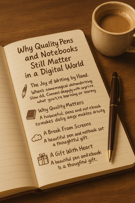 Why Quality Pens and Notebooks Still Matter in a Digital World