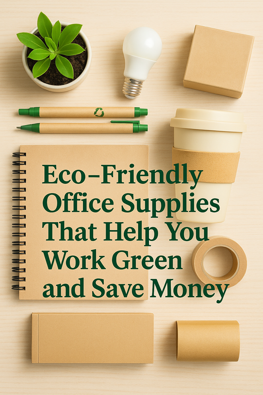 Eco-Friendly Office Supplies That Help You Work Green and Save Money
