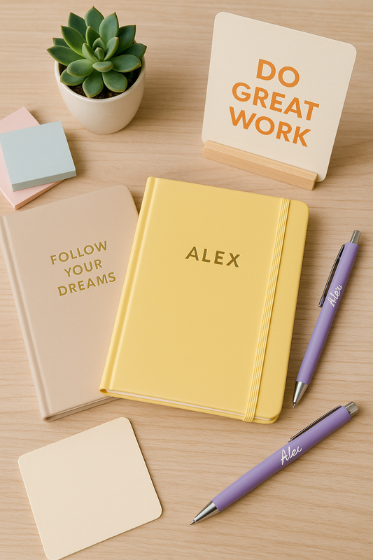 How Personalized Notebooks and Pens Can Boost Your Motivation