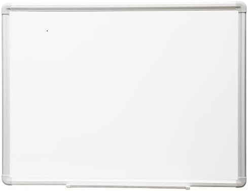 DEVELOP Magnetic Dry Erase White Board 24x36 Inch, Aluminum Frame Wall-Mounted Whiteboard with Detachable Marker Tray & Magnetic Surface for Home Office Classroom Kitchen Memo