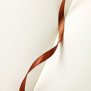 Blank Refill Paper for Hardcover Leather Notebook, A5 Unlined Refill Page for Refillable Sketchbook with Pocket, 240 Pages Notebook Paper for Drawing with Ribbon Bookmark