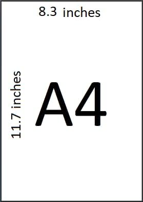 Nuburi - A4 Size Printer Paper - Great for Professional Documents - 80 gsm / 21 lb (75 Sheets)