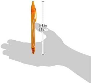 BIC Gel-ocity Quick Dry (Dries Up To 3x Faster) SUPER BRIGHT COLORS 24 Pack, Smear Free, Assorted Colors Retractable Gel Pens, Medium Point 0.7mm, Colorful Pens for adults Women & Men