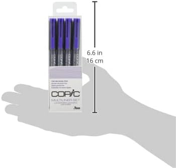 COPIC MULTILINER LAVENDER 4PC SET