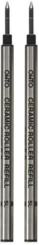 OHTO Brand 0.5mm Ballpoint Pen Refill, Black (C305-Black), 1 Piece (Pack of 2)