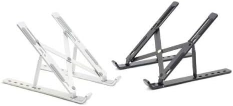 BoxWave Stand and Mount Compatible with Dell Precision 5540 - Compact QuickSwitch Laptop Stand, Portable, Multi Angle Viewing Stand - Metallic Silver