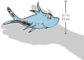 Eureka Back to School Dr. Seuss One Fish, Two Fish Paper Cut Out Classroom Decorations, 36 pc, 5.5'' W x 5.5'' H