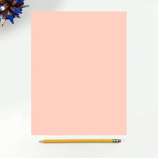 Colored Copy Paper, 20 LB 8.5 X 11, 500 Sheets (Peach)