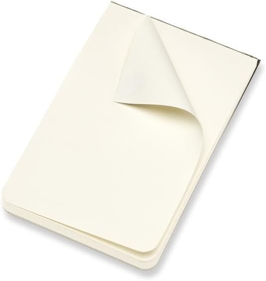 Moleskine Art Sketch Pad, Soft Cover, Pocket (3.5" x 5.5") Plain/Blank, Black, 48 Pages