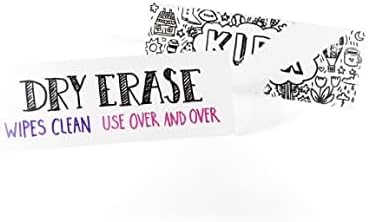 Apostrophe Games Dry Erase Name Tent Table Cards 8.5"" x 3"" (100 Pack) Reusable Name Cards, Classroom Name Tags, Wedding Guest Name Tents