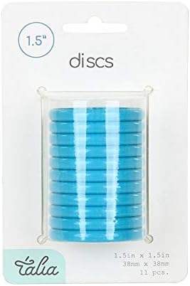 Talia Discbound Notebook - Discs (Energetic Turquoise, 1.5inch)