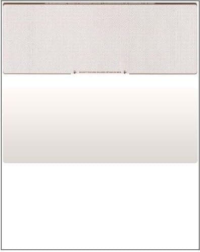 Compuchecks Check on Top Blank Check Paper - 1000 Pack, Quick-Books & Laser Printer Compatible - Security Business Checks with Voucher - 8.5" x 11" Brown Diamond