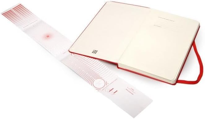 Moleskine Art Sketchbook, Hard Cover, Large (5" x 8.25") Plain/Blank, Scarlet Red, 104 Pages