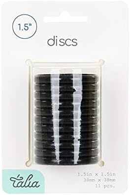 Talia Discbound Notebook - Discs (Black, 1.5inch)