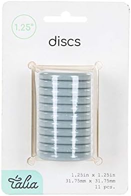 Talia Discbound Notebook - Discs (Cool Grey, 1.25inch)