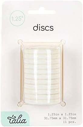 Talia Discbound Notebook - Discs (White, 1.25inch)