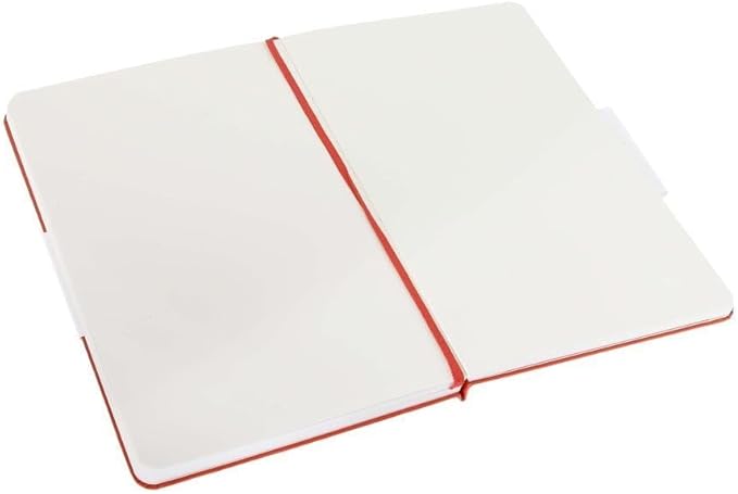 Moleskine Art Sketchbook, Hard Cover, Large (5" x 8.25") Plain/Blank, Scarlet Red, 104 Pages
