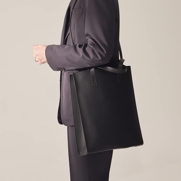 Messenger Bag for Men –Vegan Leather Laptop Squared Bag for Women Fits 16In Laptop – Crossbody Bag Men Shoulder Bag with Shoulder Strap