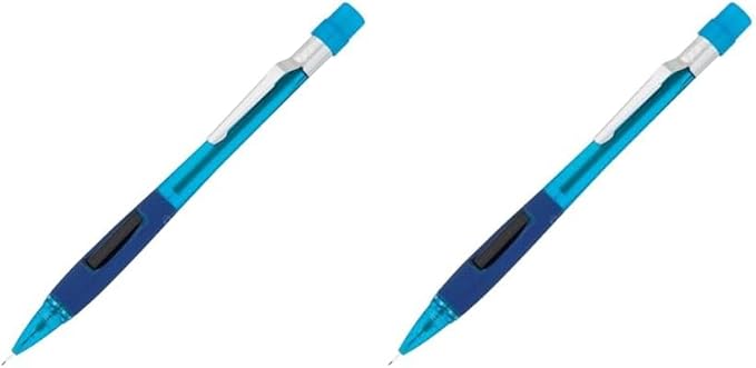 Pentel(R Quicker-Clicker™ Automatic Pencil, 0.5 mm, Blue (Pack of 2)