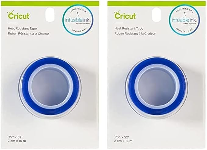 Cricut Heat Resistant Tape .75" x 52' (Pack of 2)