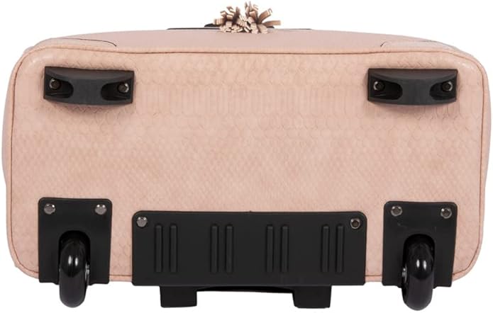 JKM and Company Alligator Compatible With Computer iPad, Laptop Tablet Rolling Tote Bag Briefcase Carryall Bag