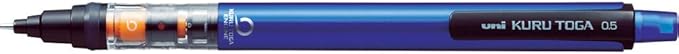 Uni Mechanical Pencil Kurutoga Pipe Slide Model 0.5mm, Blue Body (M54521P.33)