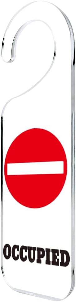 Do Not Disturb Door Sign Engraved Acrylic Hanger Handle Home Decor Acrylic Banner Acrylic Hanging Sign Door Plaque Handmade Office Hanging Sign Occupied