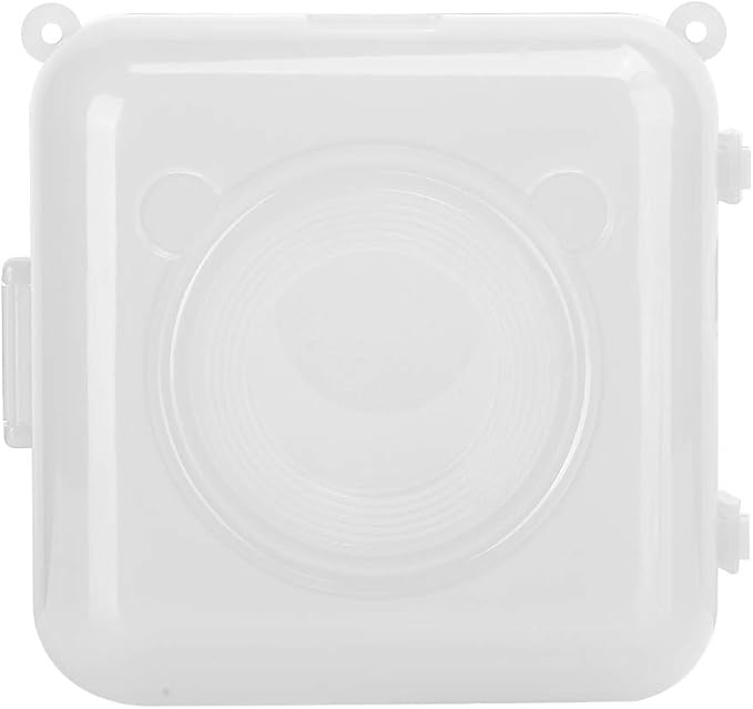 ASHATA Transparent Case for PeriPage Mini Pocket, Shockproof Pocket Printer Protective Shell for Peripage Pocket Thermal Printer (Transparent)