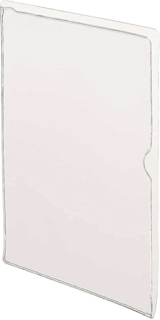 Pendaflex PFX62004 CopyGard Heavy-Gauge Organizers, Jacket, Letter Size, Vinyl, CLR, 25 per Box