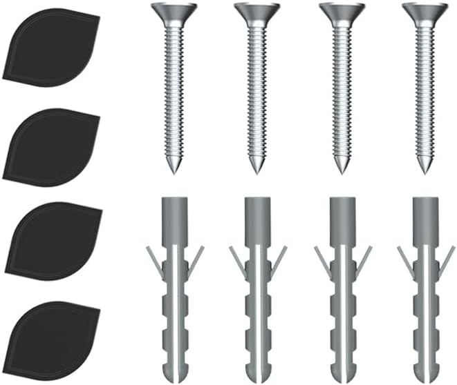 VIZ-PRO Notice Board Felt Blue, 48 X 24 Inches, 3 Pack, Silver Aluminium Frame