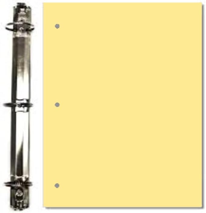 Copy And Printing Color Paper, 20 Lb. 3 Hole Punch 500 Sheets Per Ream. (Buff)