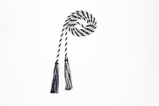 Tassel Depot Graduation Honor Cord - Gray/Navy - Every School Color Available - Made in USA