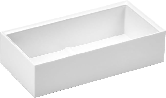 Bostitch Office Konnect Desk Organizer Accessory Tray, Wide, Stacks for Desktop Storage, White