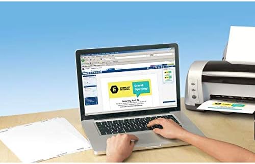 Avery Printable Postcards with Sure Feed Technology, 4" x 6", Matte White, 100 Blank Postcards for Inkjet Printers (8386)