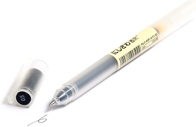 OBE WISEUE 0.5 Pens Fine Point Smooth Witing Rollerball Teacher Pens,Black Ink Bullet Pen Tip 0.5mm Point Ultra Light Writing Japanese Style Pens for Journaling Note Taking Drawing,12 Count