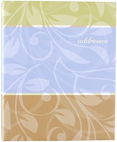 AT-A-GLANCE Address Book, 3 Ring, 7 x 9 Inches, Assorted Cover Designs - Color May Vary (TL76110 )