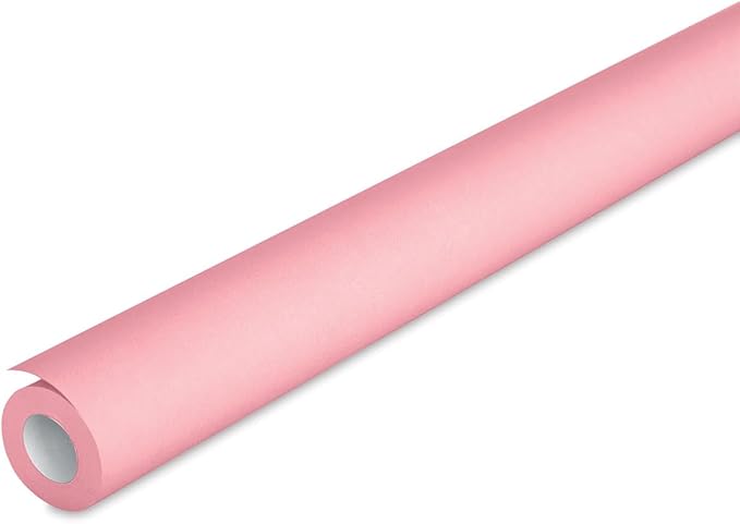 Fadeless Bulletin Board Paper, Fade-Resistant Paper for Classroom Decor, 24” x 60’, Paper Pink, 1 Roll