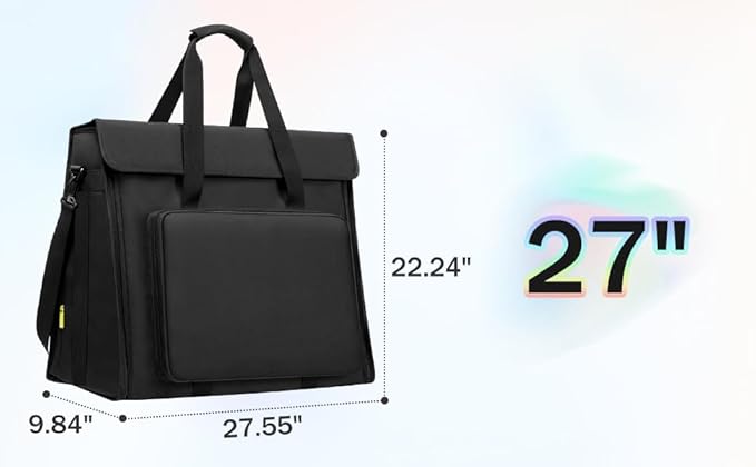 Monitor Carry Tote Bag Compatible with iMac All in One Monitor Desktop Computer Bag Travel Storage Bag Carrying Bag (27-32 inch Bag)