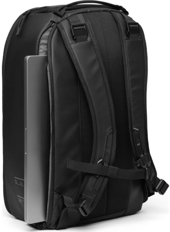 Db Journey Ramverk Backpack - Durable Travel Backpack with Laptop Compartment & Pockets for Work, Luggage Backpack with Roller Bag Hook Up System, 26L - Sand Gray