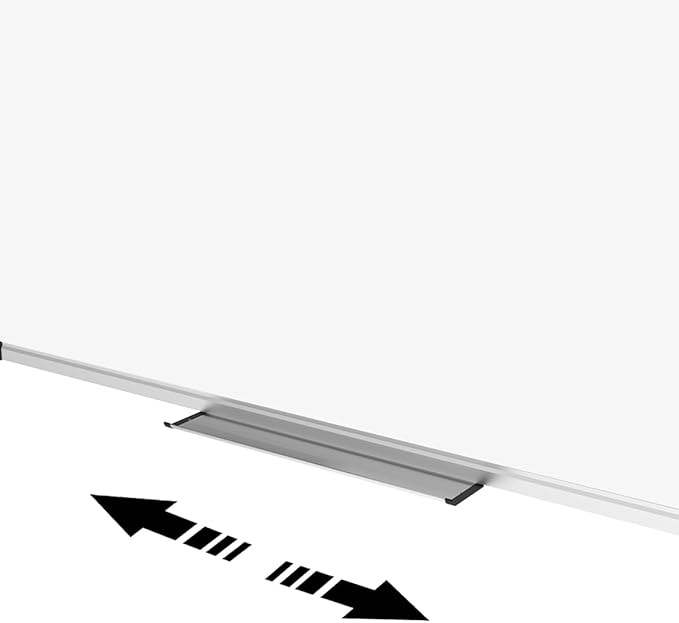 XBoard Extra Large Magnetic Whiteboard 72 x 40 Inch, Giant Dry Erase White Board for Wall with Marker Tray 6' x 3' | Big Aluminum Frame Message Presentation Board