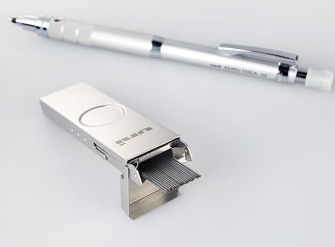 [Mitsubishi Pencil] Uni Metal Case 0.5mm HB Black