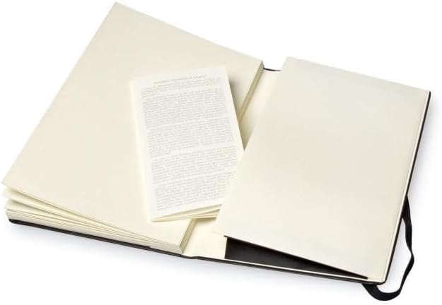 Moleskine Art Japanese Album, Hard Cover, Large (5" x 8.25") Plain/Blank, Black, 48 Pages