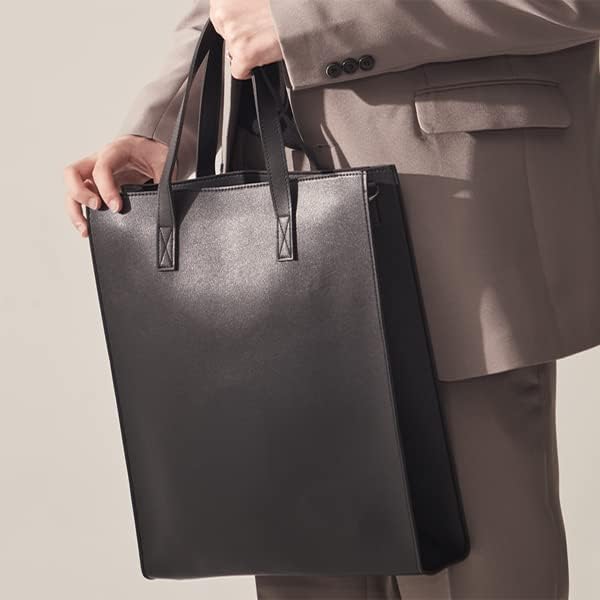 Messenger Bag for Men –Vegan Leather Laptop Squared Bag for Women Fits 16In Laptop – Crossbody Bag Men Shoulder Bag with Shoulder Strap