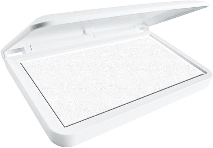 COLOP Make Series, Ink Stamp Pads, with Non-Toxic Premium Ink, Water-Based Acid-Free (Frozen White, Make 1-1-15/16" x 3-1/2")